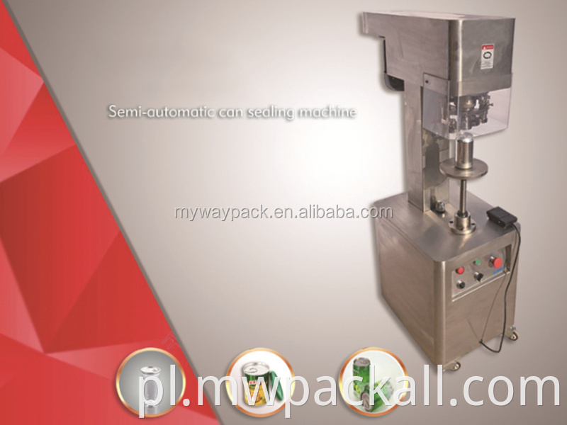 pół automatyczny stolik w chińskim stole elektryczna karma dla zwierząt żebd blaszane szklane szklane plastikowe puszki słoik uszczelniający maszyna do ograniczenia